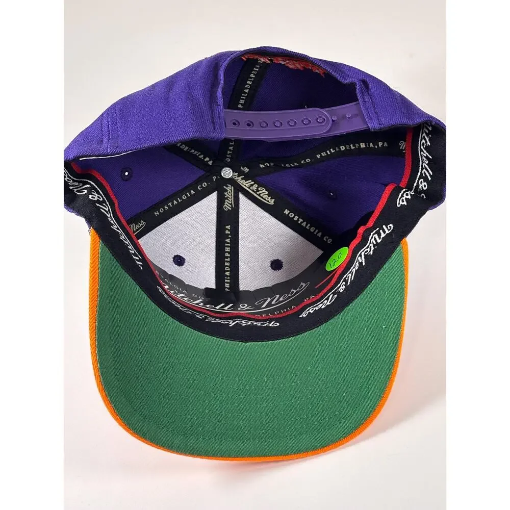 Mitchell & Ness Phoenix Suns Team 2 Tone 2.0 Adjustable Snapback Hat Cap New NBA